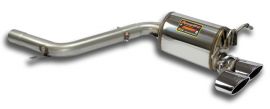 Supersprint  Rear exhaust Right "Racing" 120x80  MERCEDES C207 E 300 Coupe V6 (252 Hp) 2011 