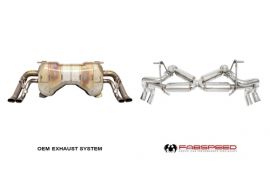 FABSPEED Audi R8 V10 (2017+) Valvetronic Supersport X-Pipe Exhaust System