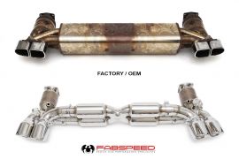 FABSPEED Porsche 991 Turbo / Turbo S Valvetronic Supersport X-Pipe Exhaust System
